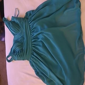 Green Sleeveless Dress